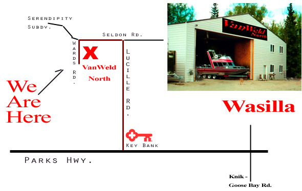 Location Map fopr Van Weld